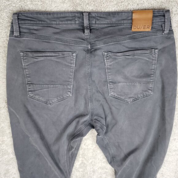 DU/ER Pants Mens 38x30 Actual 36x28 N2X Relaxed Taper Stretch Performance Casual - Picture 6 of 9